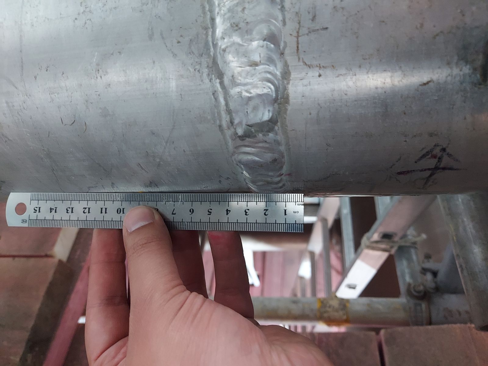 Piping spool: weld dimensions